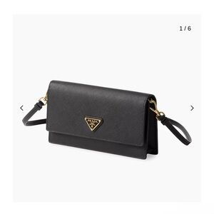 Prada Black Leather Crossbody Bag